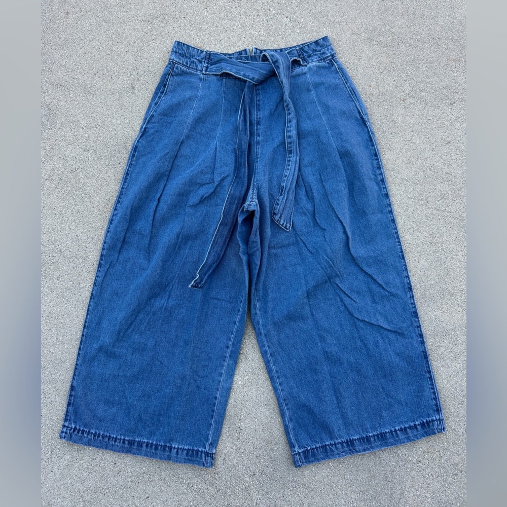 Universal Thread Wide-Leg Blue Denim Pants Size 8/29